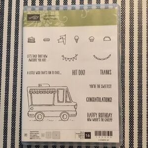 Tasty Trucks rubber stamps